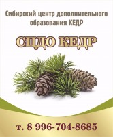 КЕДР, Сибирский центр дополнительного образования logo