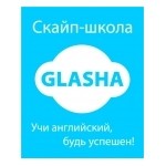 GLASHA, скайп-школа лого